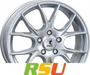 itWHEELS Kira gloss silver 8x18 ET48 LK5/108 ML65.1 silber
