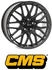 CMS CMS CMS C25 complete matt black 7x17 ET48 LK5/108 ML65.1 schwarz