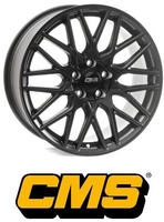 CMS C25 complete matt black 7.5x18 ET37.1 - LK5/112 ML66.5 Alufelge schwarz