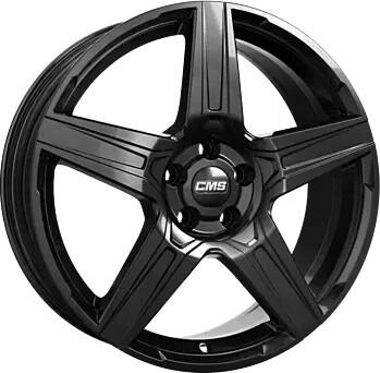 CMS CMS CMS C34 complete black gloss 7.5x18 ET49 LK5/108 ML65.1 schwarz
