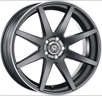 ArtForm AF-302 flat black rim polished 10.5x20 ET35 LK5/112 ML66.5 schwarz