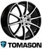 Tomason TN1 Flow black polished 8x20 ET45 LK5/112 ML66.6 schwarz