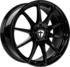 Tomason TN1 Flow black polished 8x20 ET45 LK5/112 ML66.6 schwarz
