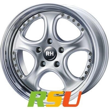 RH ALURAD AL Cup silber Horn hochglanz poliert 7.5x18 ET43 LK5/108 ML72.6 silber