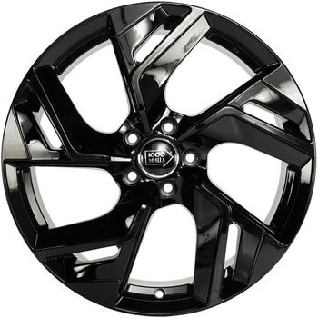 1000 Miglia MM1031 gloss black 7x17 ET40 LK5/114.3 ML73.1 schwarz