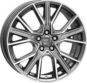 2DRV WH34 daytona grau hochglanzpoliert 9x21 ET38 LK5/112 ML66.6 grau