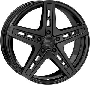2DRV WH38 schwarz gl&auml;nzend lackiert 9x20 ET30 LK5/130 ML84.1 schwarz