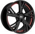 MAM RS5 black painted red inside 8x18 ET50 LK5/120 ML65.1 rot