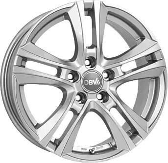 DBV Andorra II hyper silber 7x17 ET35 LK5/112 ML70.1 silber