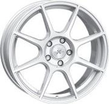 Axxion X2 race silber lackiert 7.5x18 ET30 LK5/112 ML72.6 silber