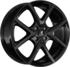 itWHEELS Mira gloss black 7x17 ET31.6 LK4/108 ML65.1 schwarz