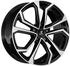 itWHEELS Ella gloss black polished 6.5x16 ET45 LK5/112 ML66.5 schwarz
