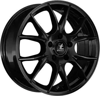 itWHEELS Kira gloss black 8x18 ET38 LK5/114.3 ML74.1 schwarz