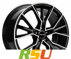 AVUS Racing AF18 black polished 8x18 ET48 LK5/112 ML57.1 schwarz