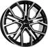 Brock B41 schwarz front-poliert 8.5x21 ET43.5 LK5/114.3 ML67.1 schwarz