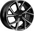 Platin Platin Platin P115 black polished 6.5x16 ET32 LK4/108 ML65.1 schwarz