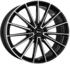 Brock B43 schwarz glanz front-poliert 8.5x19 ET26 LK5/112 ML66.6 schwarz