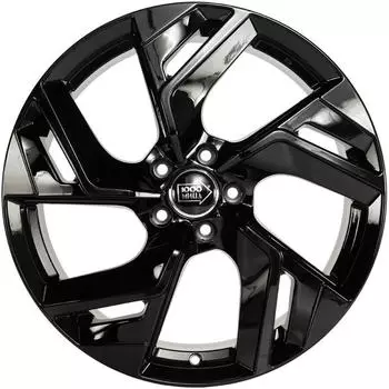 1000 Miglia MM1031 gloss black polished 7x17 ET40 LK5/108 ML73.1 schwarz