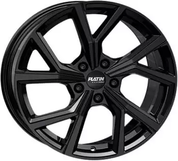 Platin Platin Platin P115 black shiny 7.5x18 ET45 LK5/114.3 ML66.1 schwarz