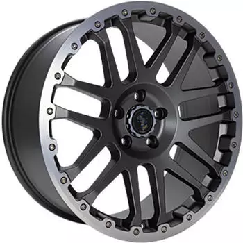 etabeta Combat CV black matt lip + cap polished 10x22 ET33 LK5/120 ML72.6 schwarz