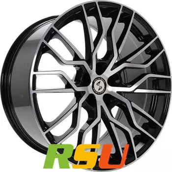 etabeta Medusa-K black shiny full polished 11x23 ET45 LK5/112 ML66.5 schwarz