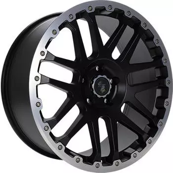 etabeta Combat CV black matt lip + cap polished 10x22 ET15 LK5/112 ML66.6 schwarz