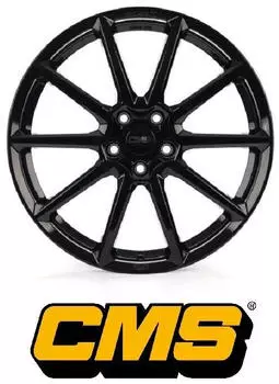 CMS CMS CMS C39 complete black gloss 7.5x18 ET25 LK5/112 ML66.5 schwarz