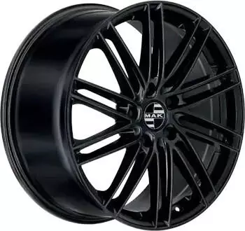 MAK Leipzig gloss black 9x20 ET57 LK5/130 ML66.45 schwarz