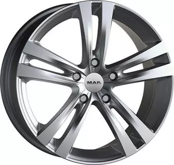 MAK Zenith matt titan 7x17 ET41 LK5/98 ML58.1 grau