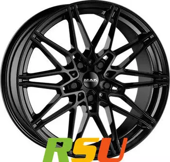 MAK Koenig-D gloss black 10.5x20 ET39 LK5/112 ML66.6 schwarz