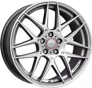 Momo Momo Momo Competizione titan silver matt polish 8x19 ET30 LK5/112 ML79.6 silber