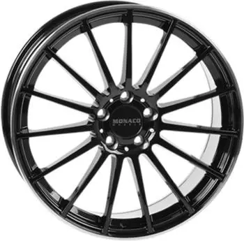 Monaco MC1 Black Polished Lip 18 Zoll ET45 5x112 ML66,5