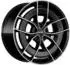 GMP Energia black glossy 9.5x19 ET45 LK5/114.3 ML64.1 schwarz