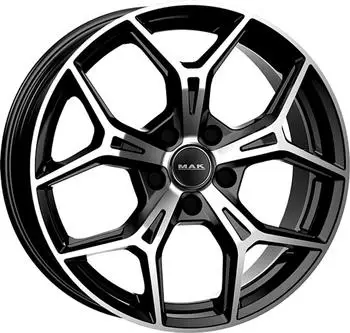 MAK Epica black mirror 6.5x17 ET50 LK5/114.3 ML60.1 schwarz