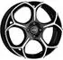 MAK Monza gloss black 7x18 ET35 LK4/108 ML65.1 schwarz