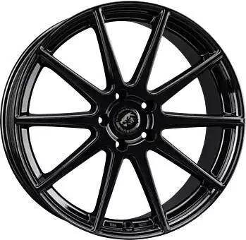 Damina DM19 black painted 10x22 ET45 LK5/112 ML66.6 schwarz