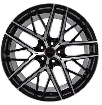 DIEWE RFX01 black matt polish 10x21 ET50 LK5/112 ML66.6 schwarz
