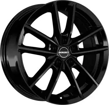Borbet W Black Glossy 17 Zoll ET48 5x112 ML72,5