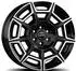 GMP Pervan black diamond 8x20 ET50 LK5/160 ML65.1 schwarz