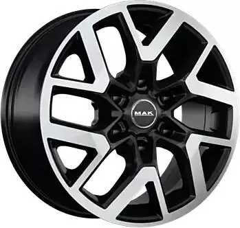 MAK Gravel black mirror 7.5x19 ET52 LK6/120 ML74.5 schwarz