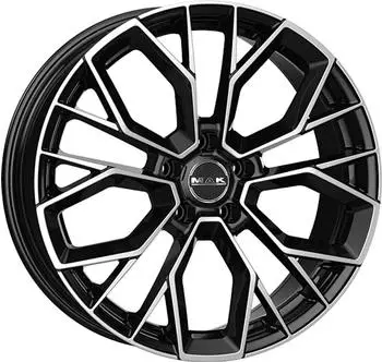 MAK Stilo black mirror 8.5x19 ET30 LK5/112 ML66.6 schwarz