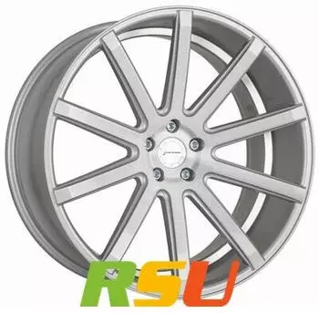 Corspeed Deville (9x20) silver-brushed-surface / Undercut Color Trim weiss - DS10