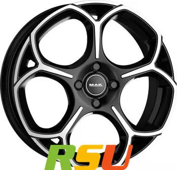 MAK Wheels Monza (7.5x18) black mirror