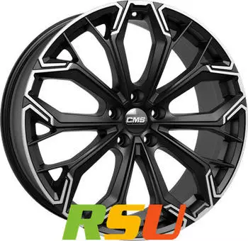 CMS C37 8,5x20 5/108,0 ET45 Diamond matt Black