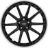 Dotz Sonoma 10,5x21 5/112,0 ET19 Black Matt/poliertshed Lip