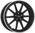 Dotz Sonoma 10,5x21 5/112,0 ET19 Black Matt/poliertshed Lip