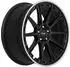 Dotz Sonoma 8,5x19 5/112,0 ET40 Black Matt/poliertshed Lip