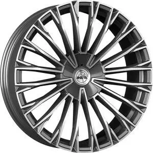 Antera A103 moon grey diamond 9.5x22 ET30 LK5/112 ML66.6 grau