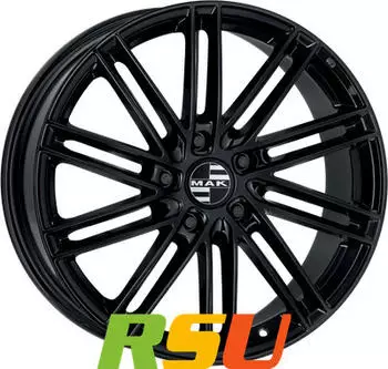 MAK Leipzig gloss black 9x20 ET54 LK5/130 ML71.6 schwarz