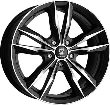 Momo Momo Momo Fast black matt polish 7.5x17 ET45 LK5/112 ML72.3 schwarz